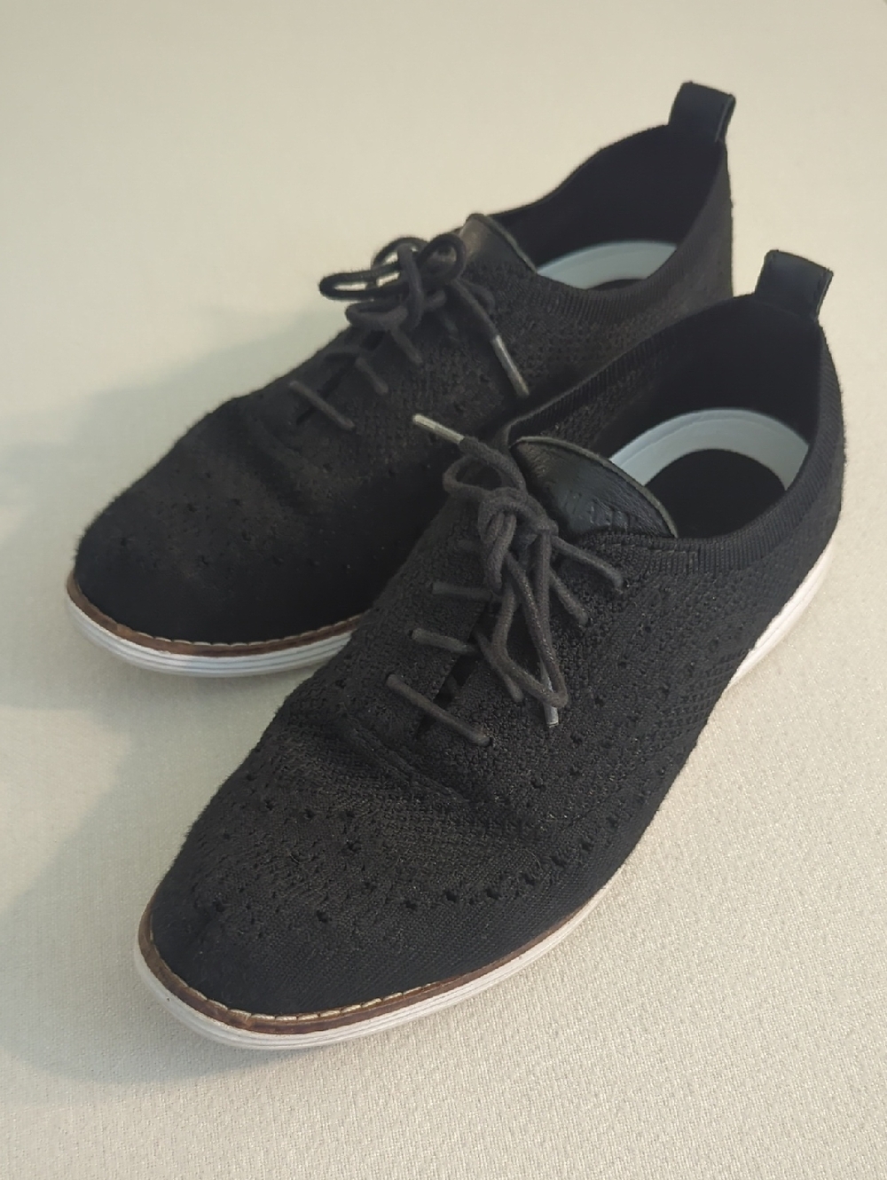 Cole Haan Black ØriginalGrand Stitchlite Wingtip Oxford Women's 7.5